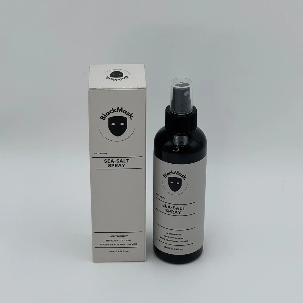 NIB Black Mask Men Sea Salt Texturizing Beach Wave Hair Spray 6.76 Oz